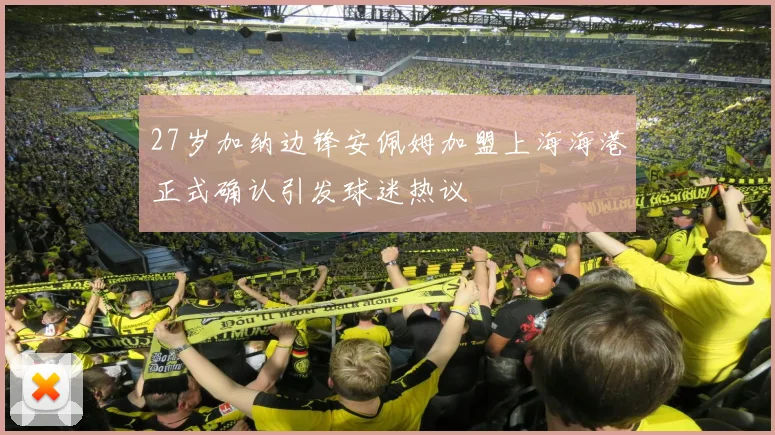 27岁加纳边锋安佩姆加盟上海海港正式确认引发球迷热议