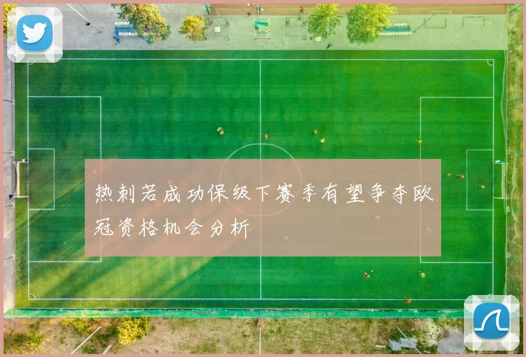 热刺若成功保级下赛季有望争夺欧冠资格机会分析